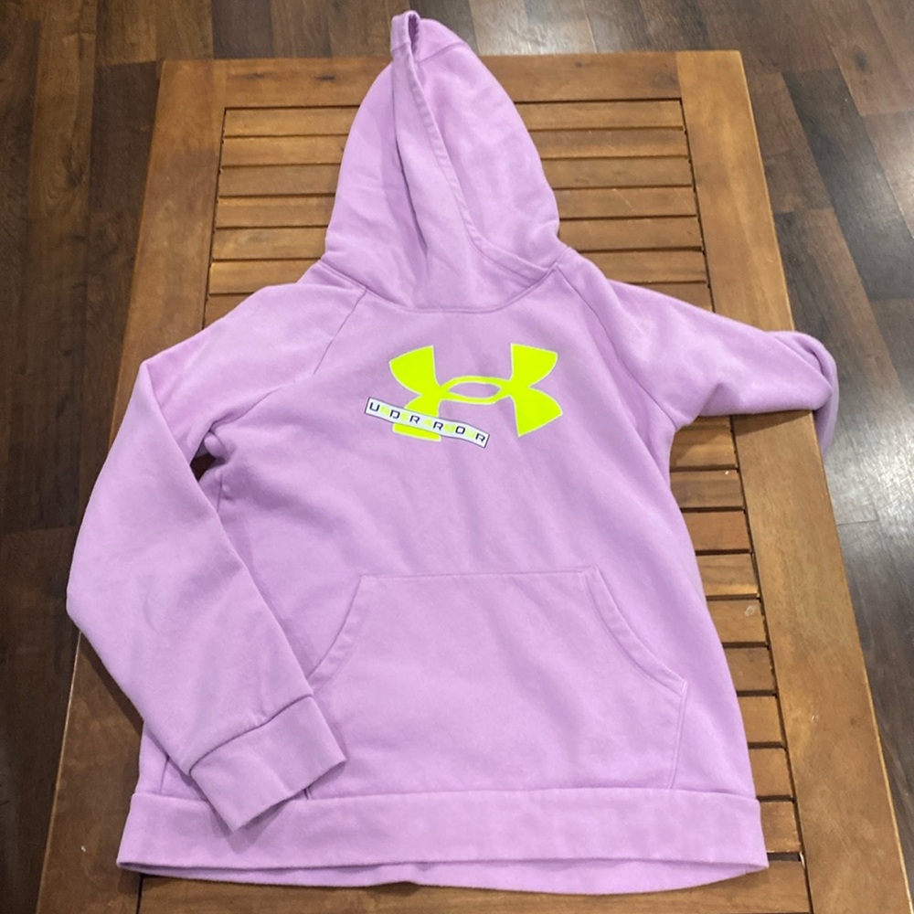 Purple under armor sweatshirt